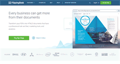 Desktop Screenshot of flippingbook.com
